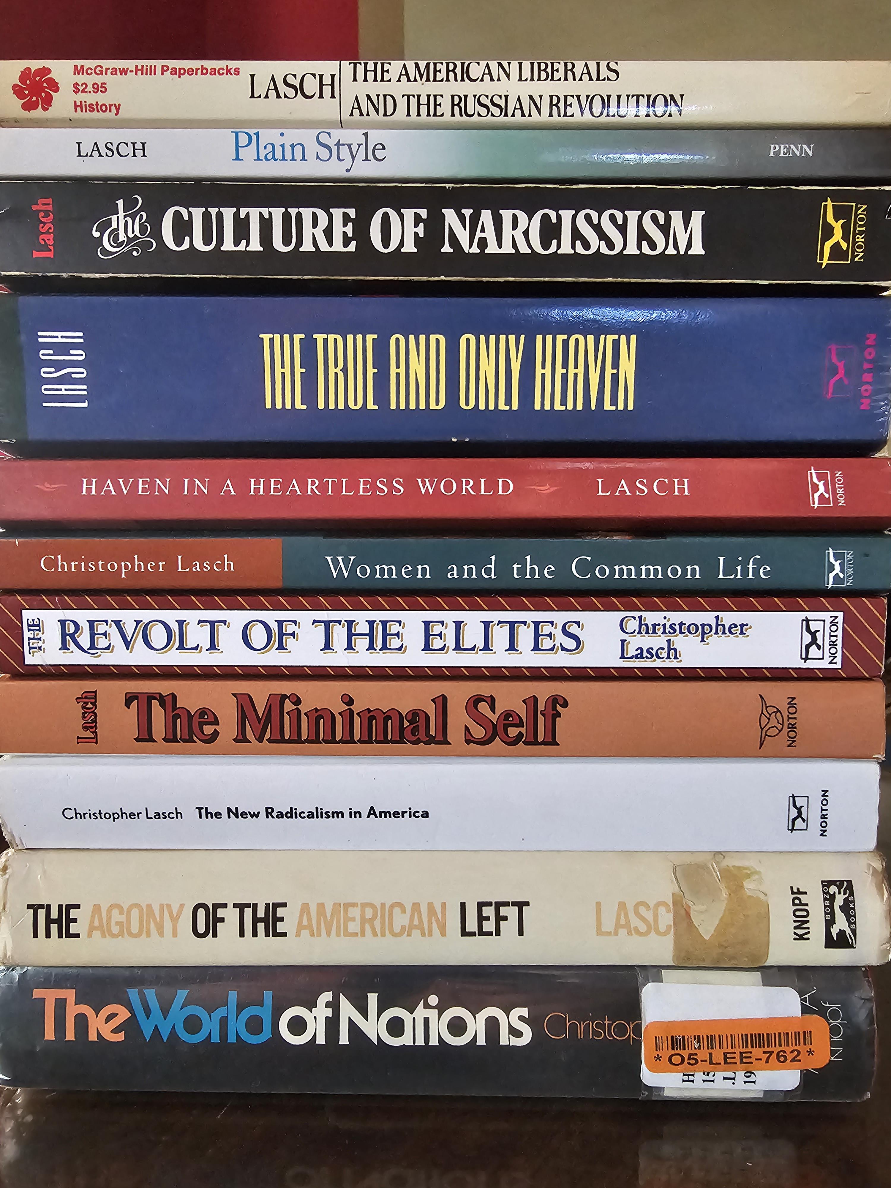 Christopher Lasch Books